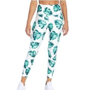 Wildfox Sweat Luxe Legging Tropical Banana Leaves Small